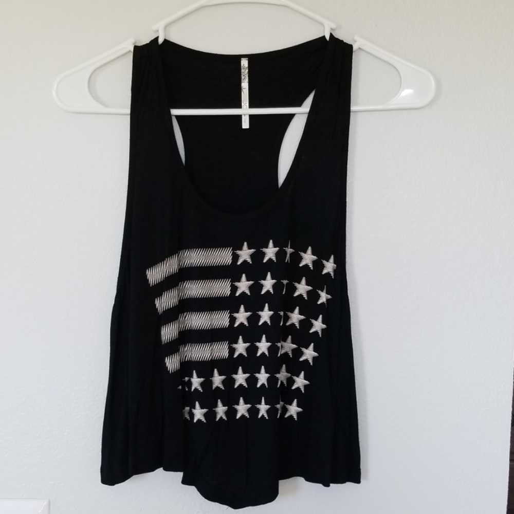 Flag crop top